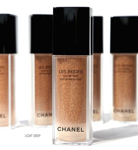 chanel les beiges eau de teint light deep|Chanel Les Beiges water tint.